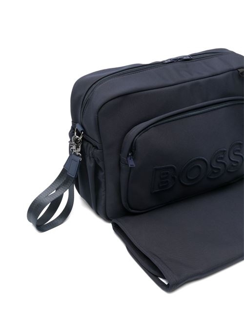 Borsa fasciatoio unisex BOSS Kids blu con orso BOSS KIDS | J53178849